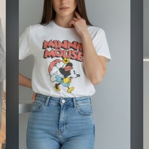 Disney White Minnie Mouse Tee